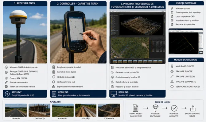 ADLO cumpără sistem GNSS/GPS de înaltă precizie pentru măsurători topografice