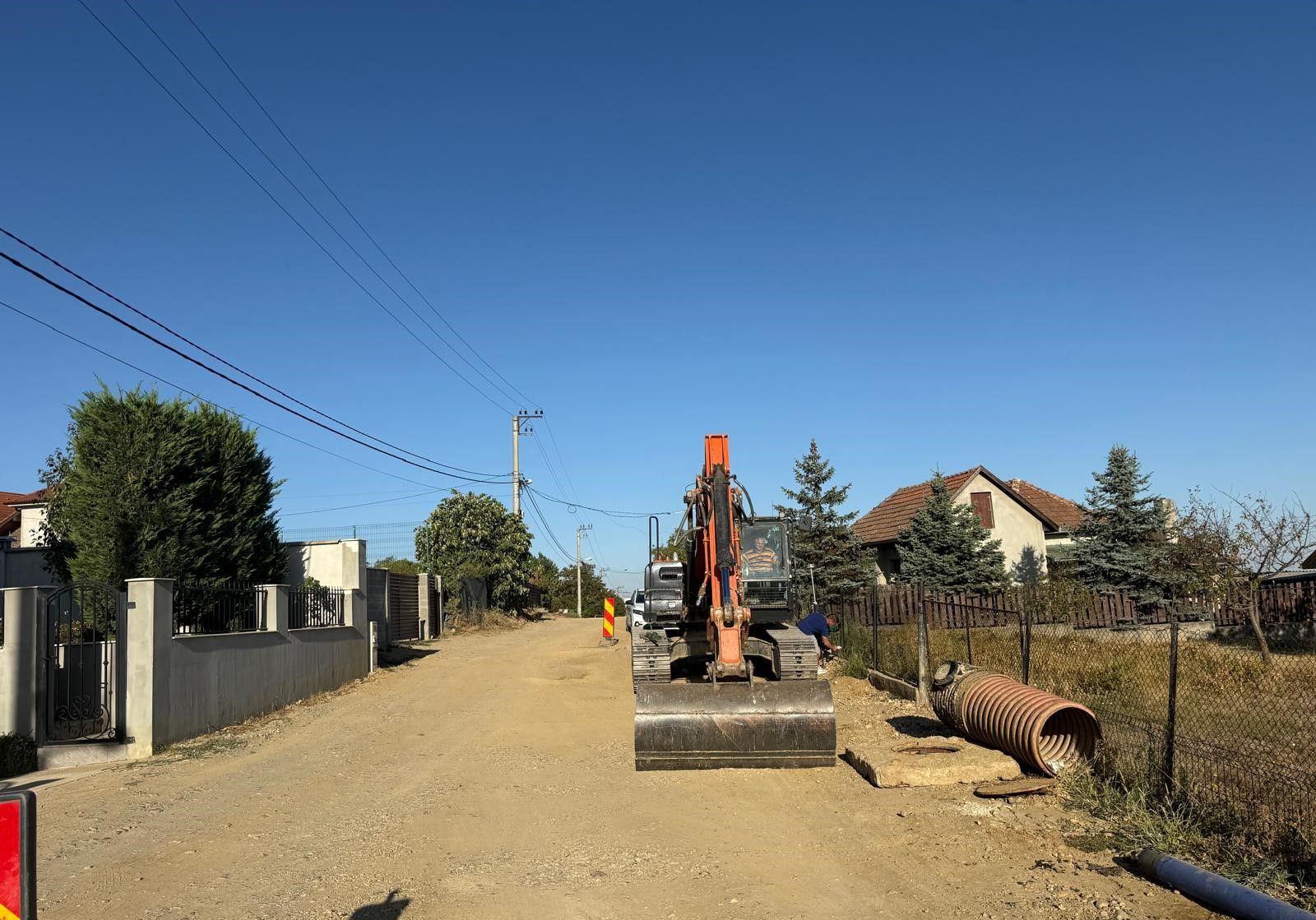 Primăria Oradea reia lucrările pe strada Gheorghe Doja, dar nu comunică termen de finalizare
