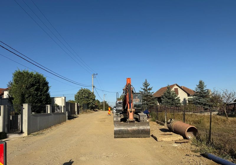 Primăria Oradea reia lucrările pe strada Gheorghe Doja, dar nu comunică termen de finalizare
